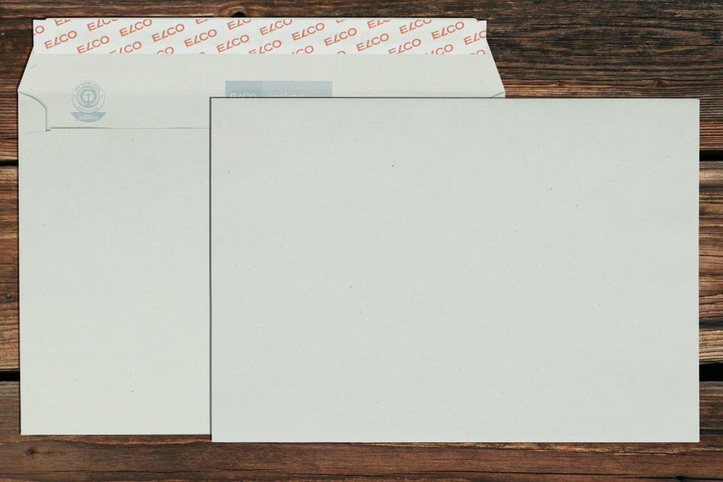 Briefhüllen C5 162x229 mm Haftklebend Recycling Grau 80 g/qm